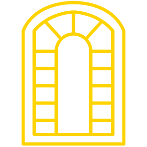 Arched Windows Icon Arched Windows Icon